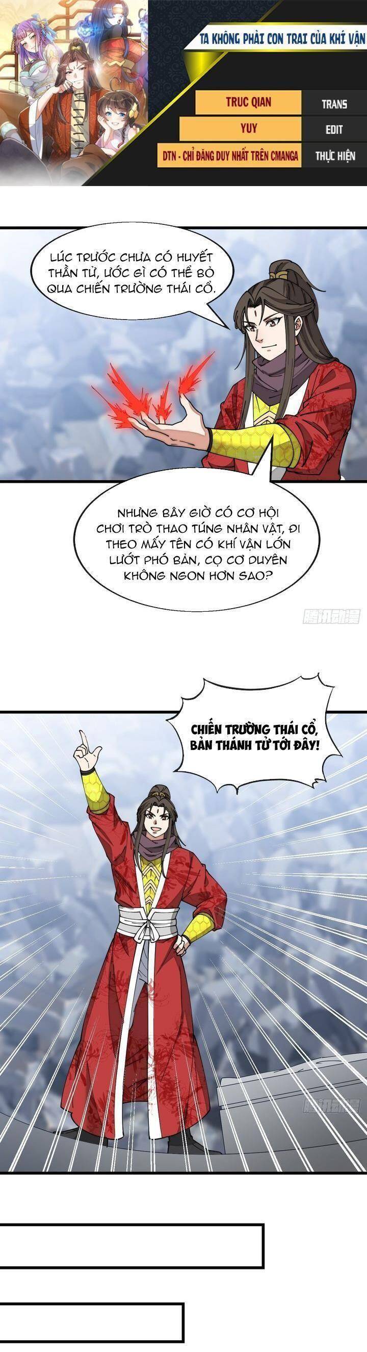 Ta không phải con cưng của khí vận
