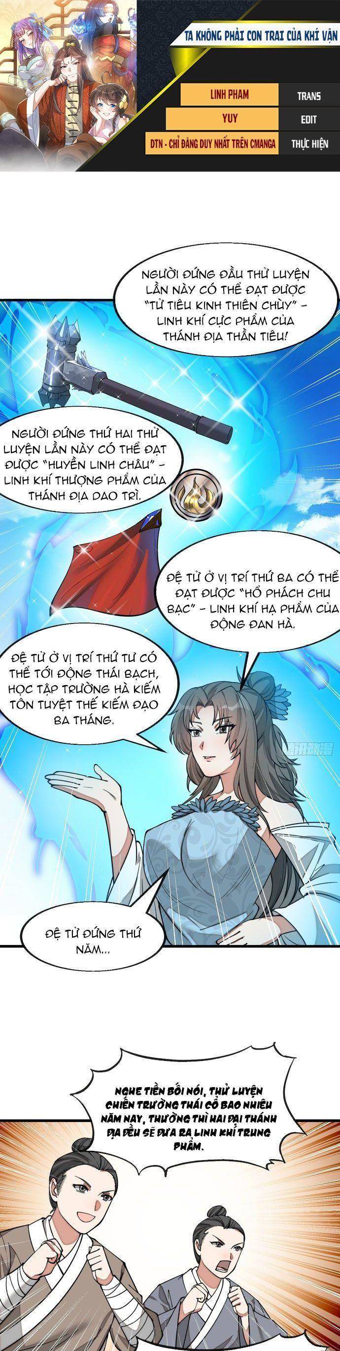 Ta không phải con cưng của khí vận