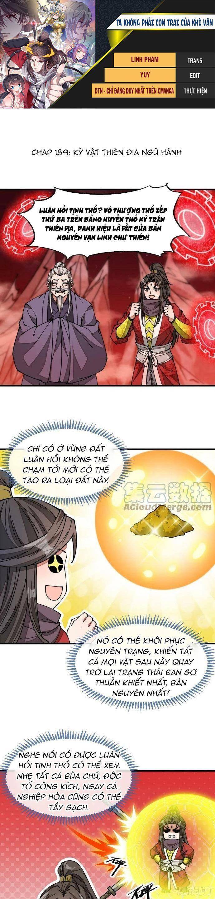 Ta không phải con cưng của khí vận