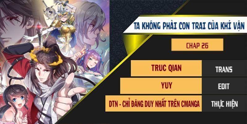 Ta không phải con cưng của khí vận