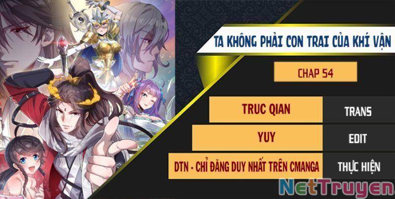 Ta không phải con cưng của khí vận
