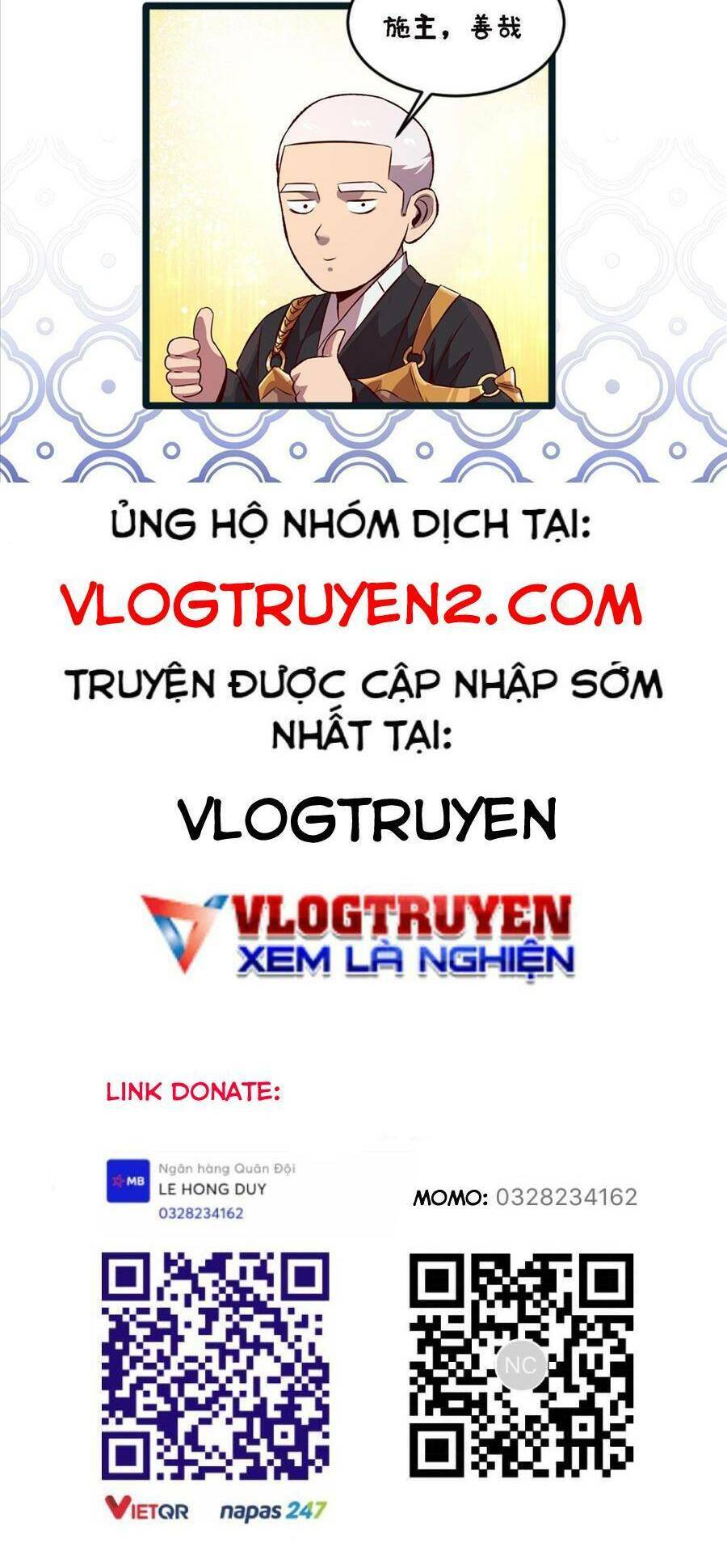 Thí chủ, lên đường thôi