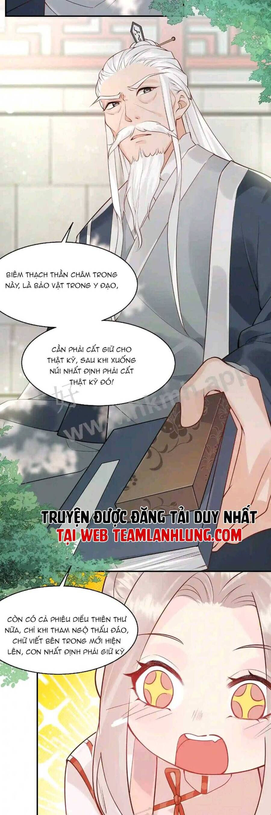 Tiểu manh bảo bốn tuổi theo sư phụ xuống núi
