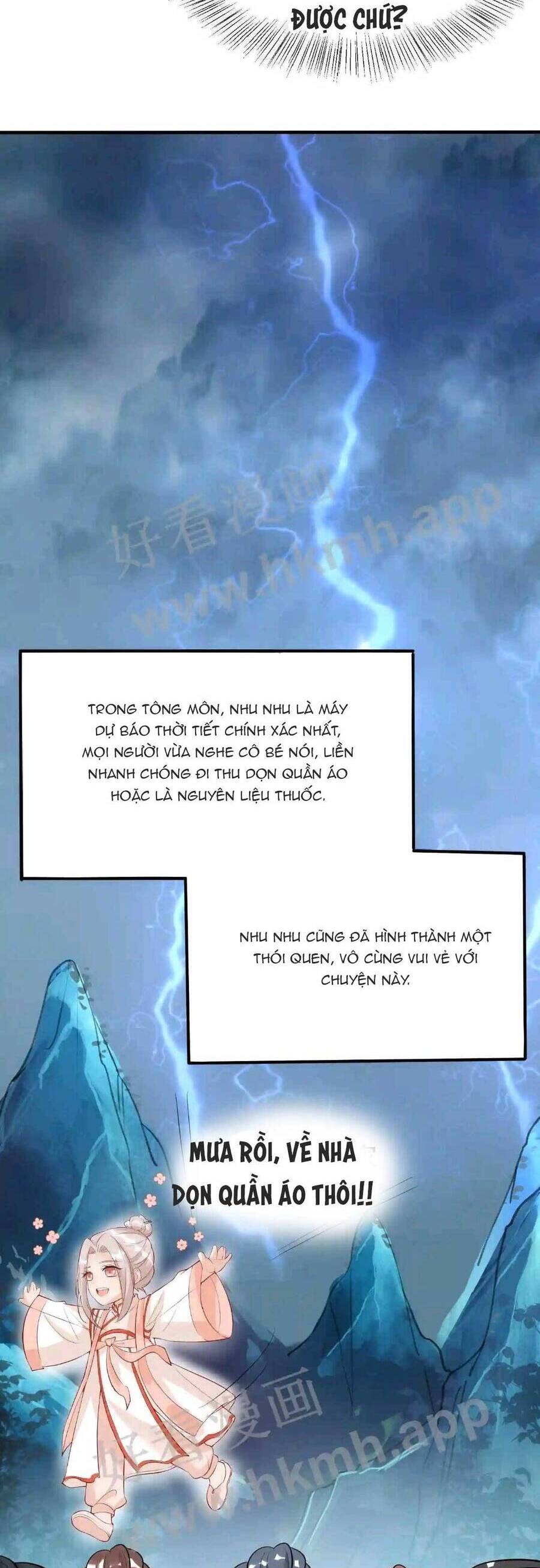 Tiểu manh bảo bốn tuổi theo sư phụ xuống núi