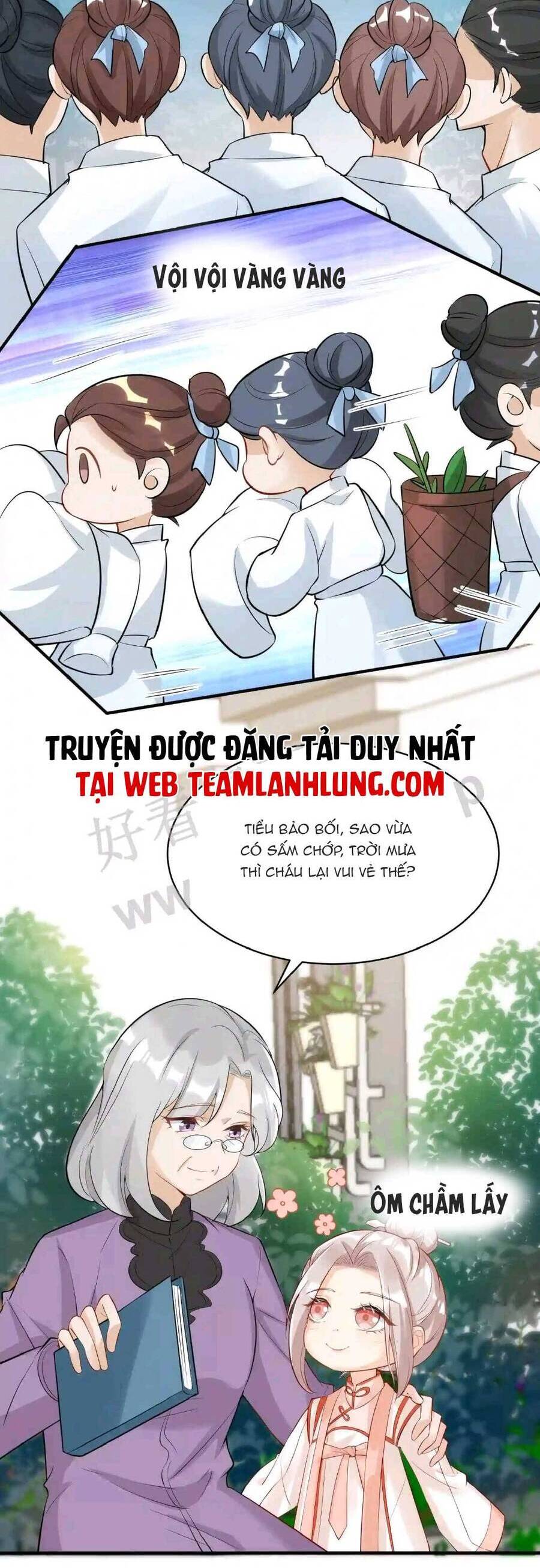 Tiểu manh bảo bốn tuổi theo sư phụ xuống núi