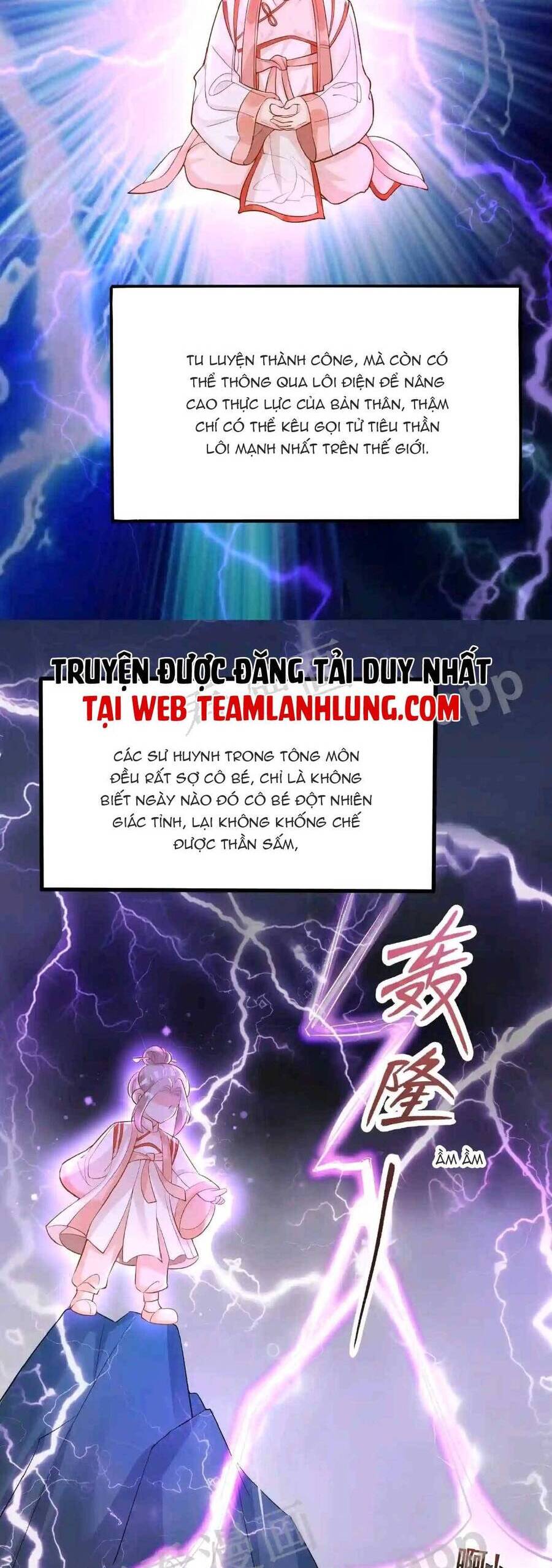 Tiểu manh bảo bốn tuổi theo sư phụ xuống núi