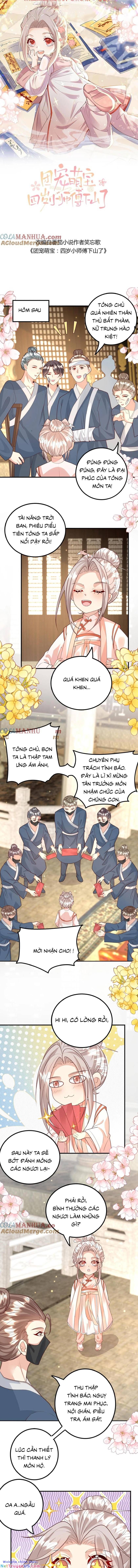 Tiểu manh bảo bốn tuổi theo sư phụ xuống núi