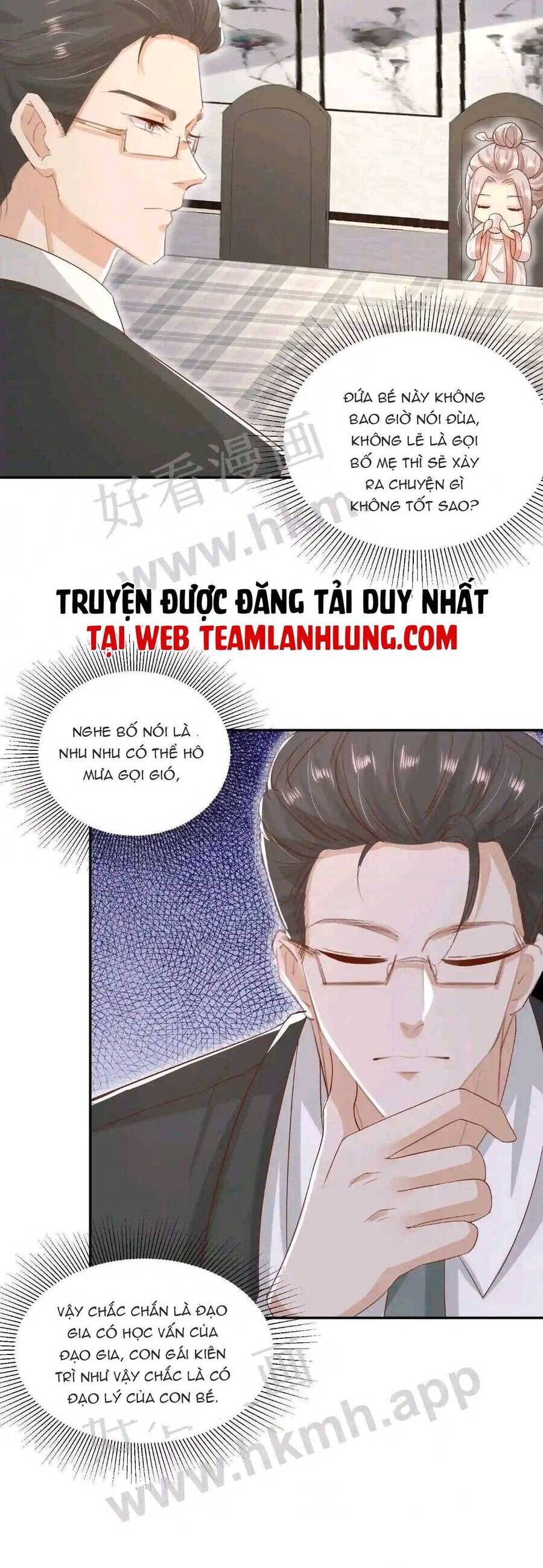 Tiểu manh bảo bốn tuổi theo sư phụ xuống núi
