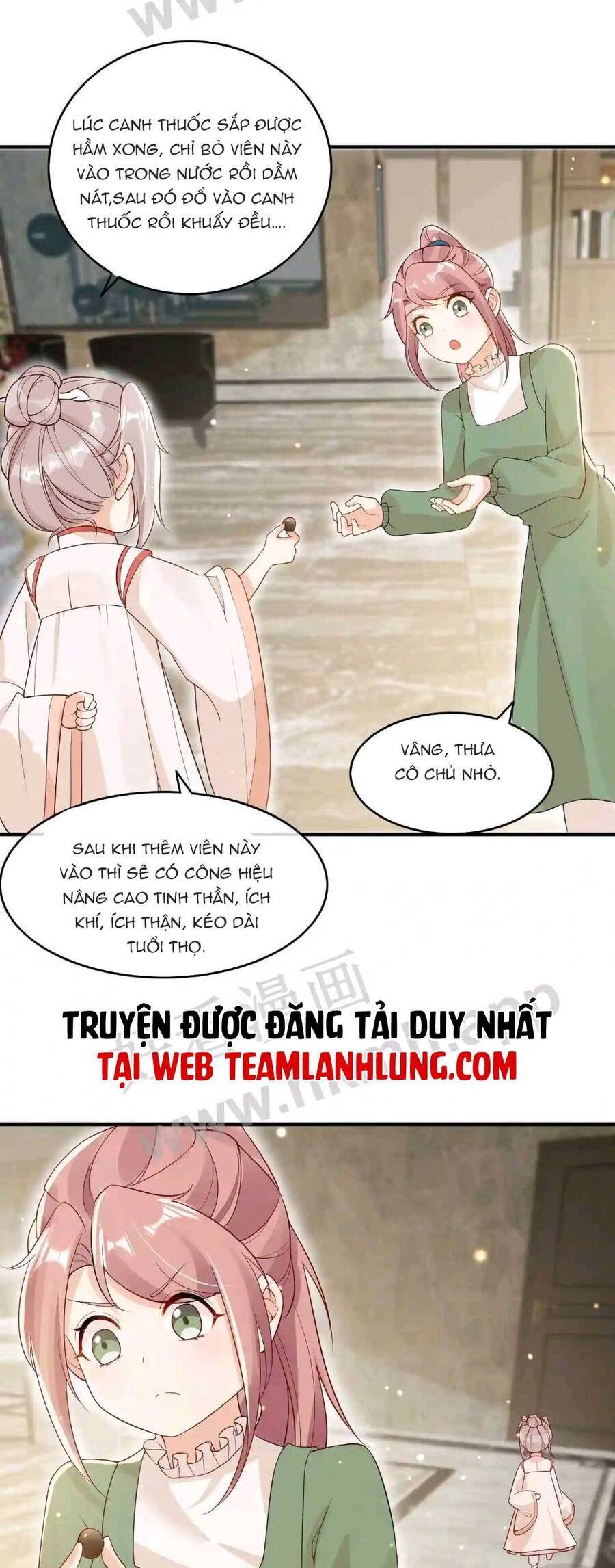 Tiểu manh bảo bốn tuổi theo sư phụ xuống núi