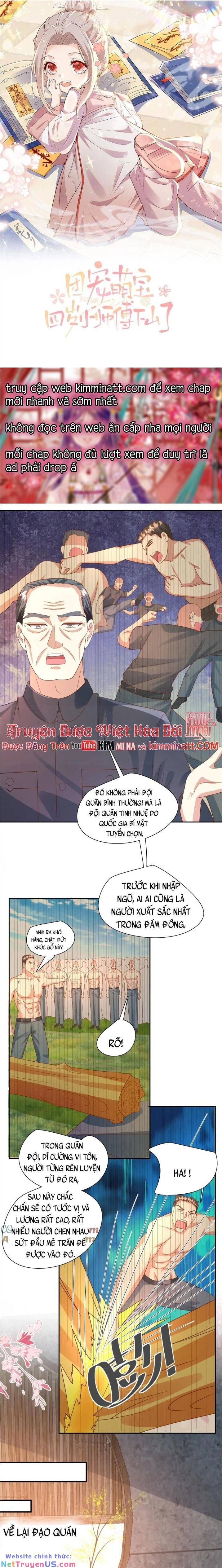 Tiểu manh bảo bốn tuổi theo sư phụ xuống núi
