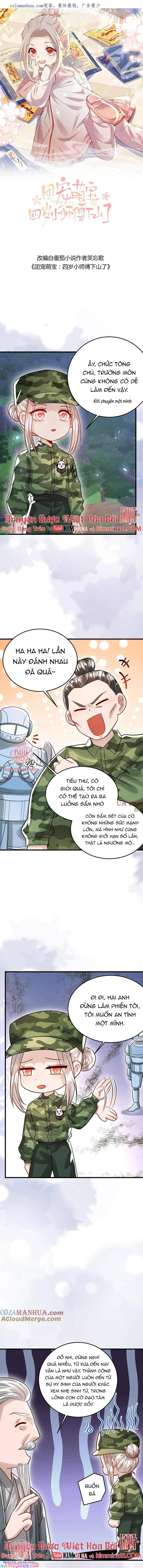Tiểu manh bảo bốn tuổi theo sư phụ xuống núi