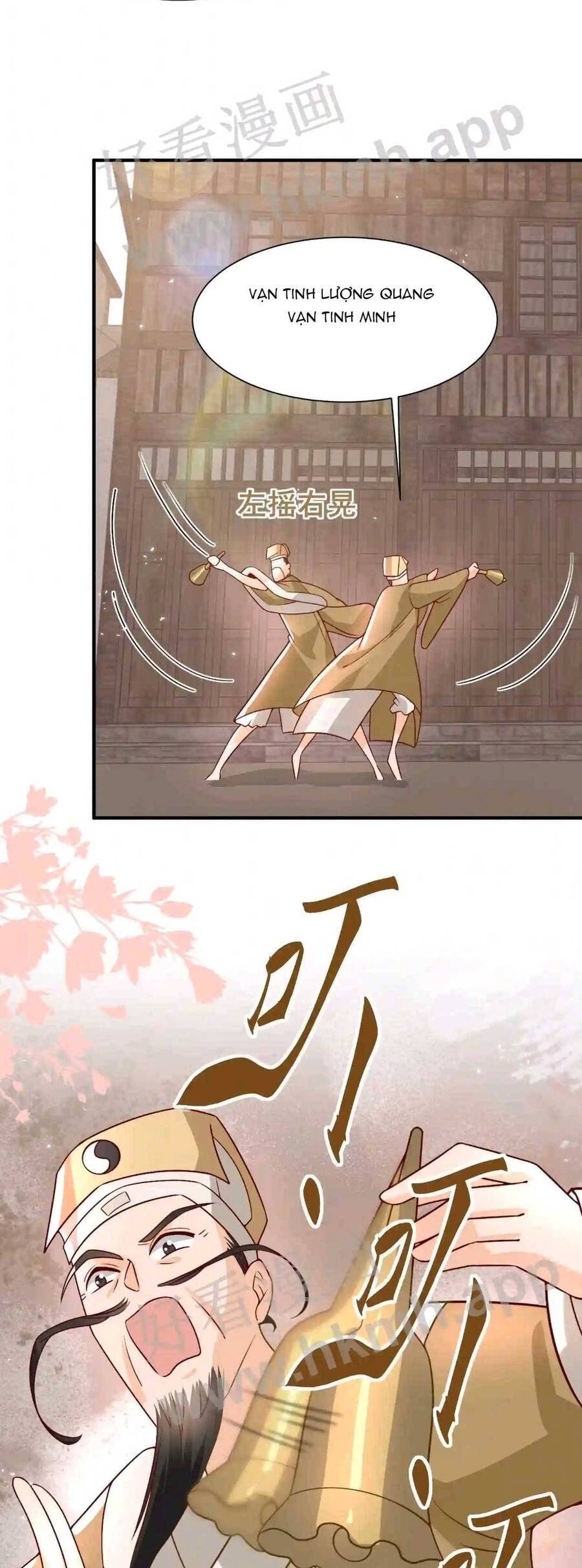 Tiểu manh bảo bốn tuổi theo sư phụ xuống núi