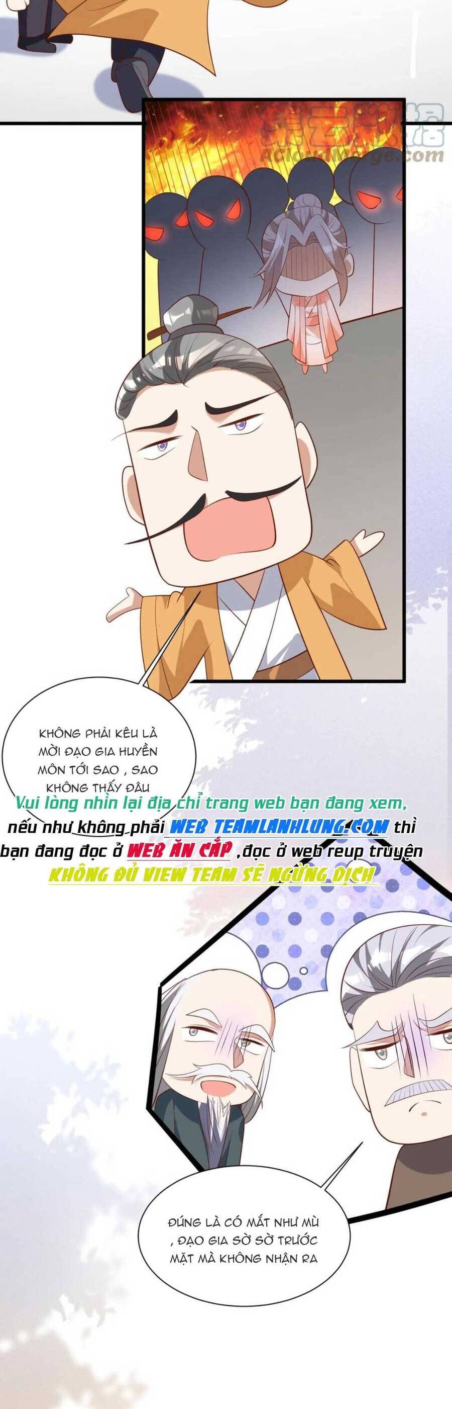 Tiểu manh bảo bốn tuổi theo sư phụ xuống núi