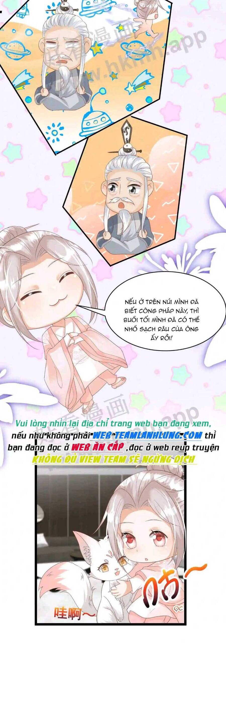 Tiểu manh bảo bốn tuổi theo sư phụ xuống núi