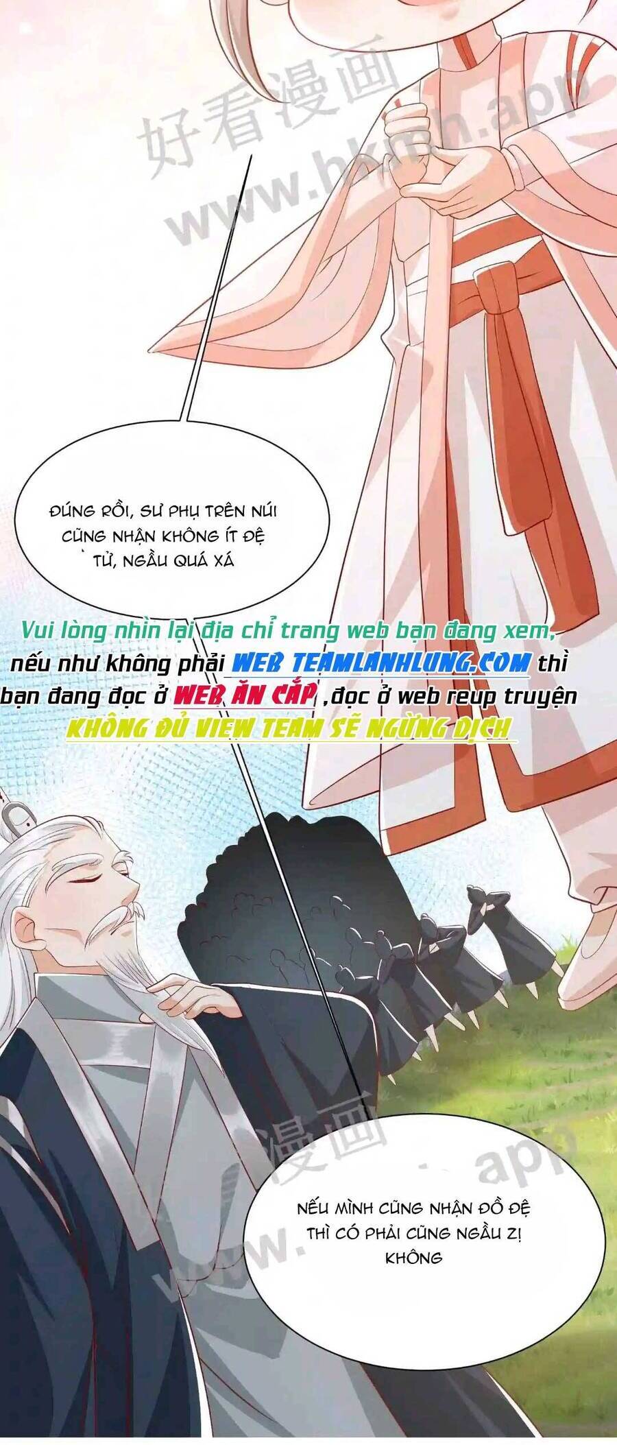 Tiểu manh bảo bốn tuổi theo sư phụ xuống núi