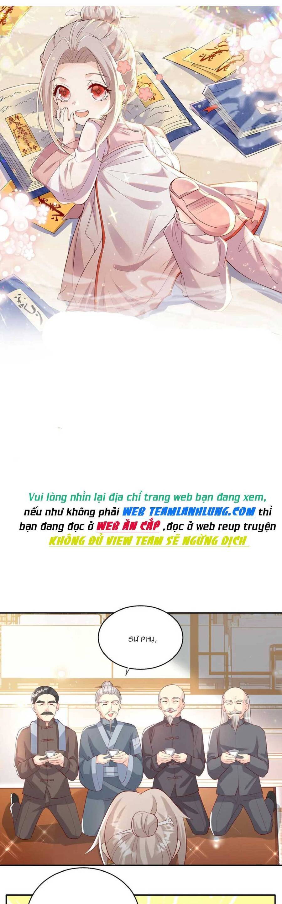 Tiểu manh bảo bốn tuổi theo sư phụ xuống núi