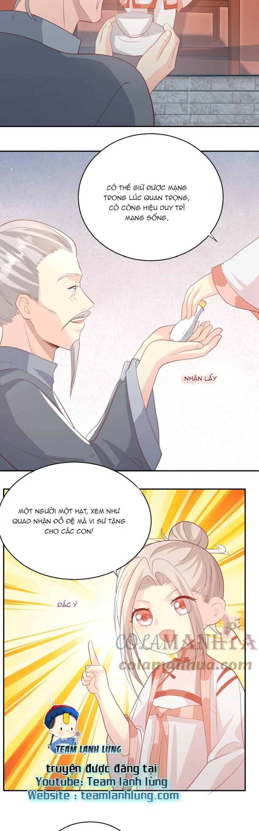 Tiểu manh bảo bốn tuổi theo sư phụ xuống núi