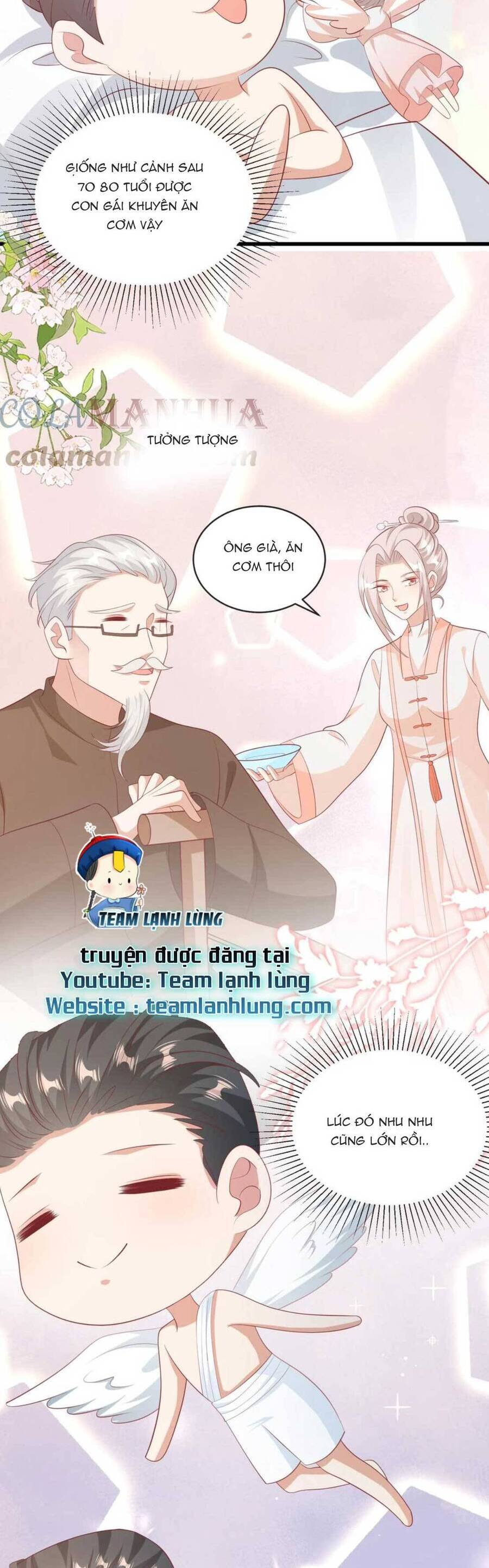 Tiểu manh bảo bốn tuổi theo sư phụ xuống núi