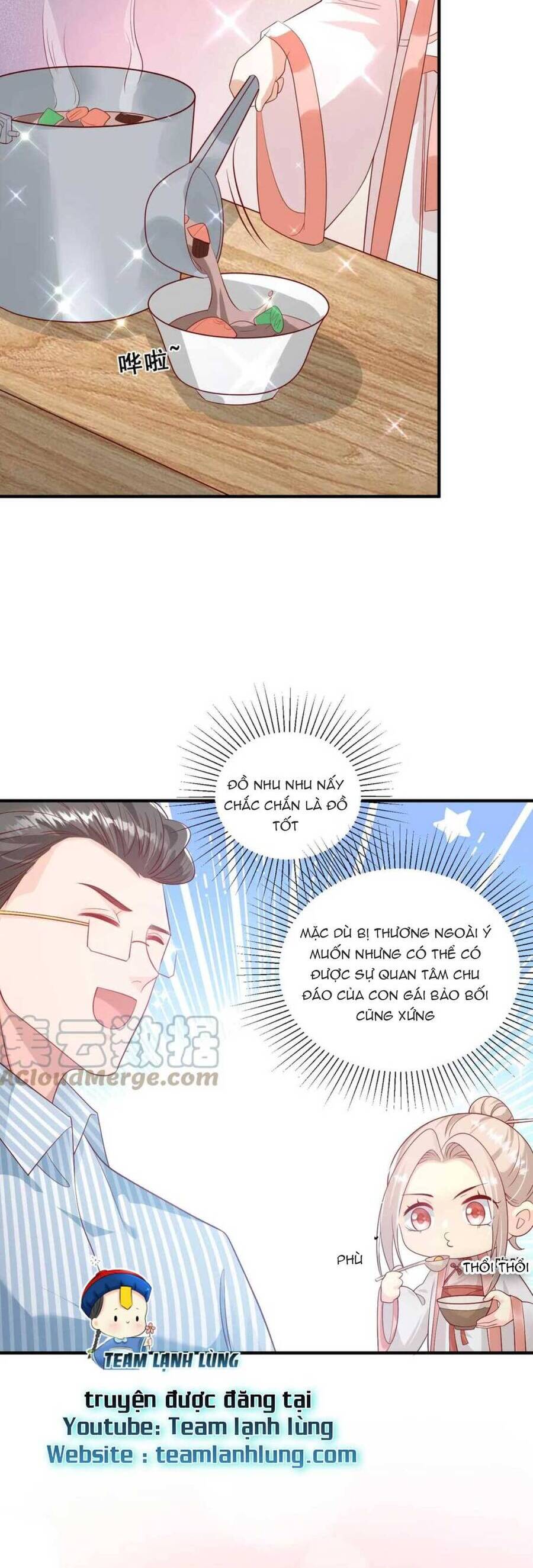 Tiểu manh bảo bốn tuổi theo sư phụ xuống núi