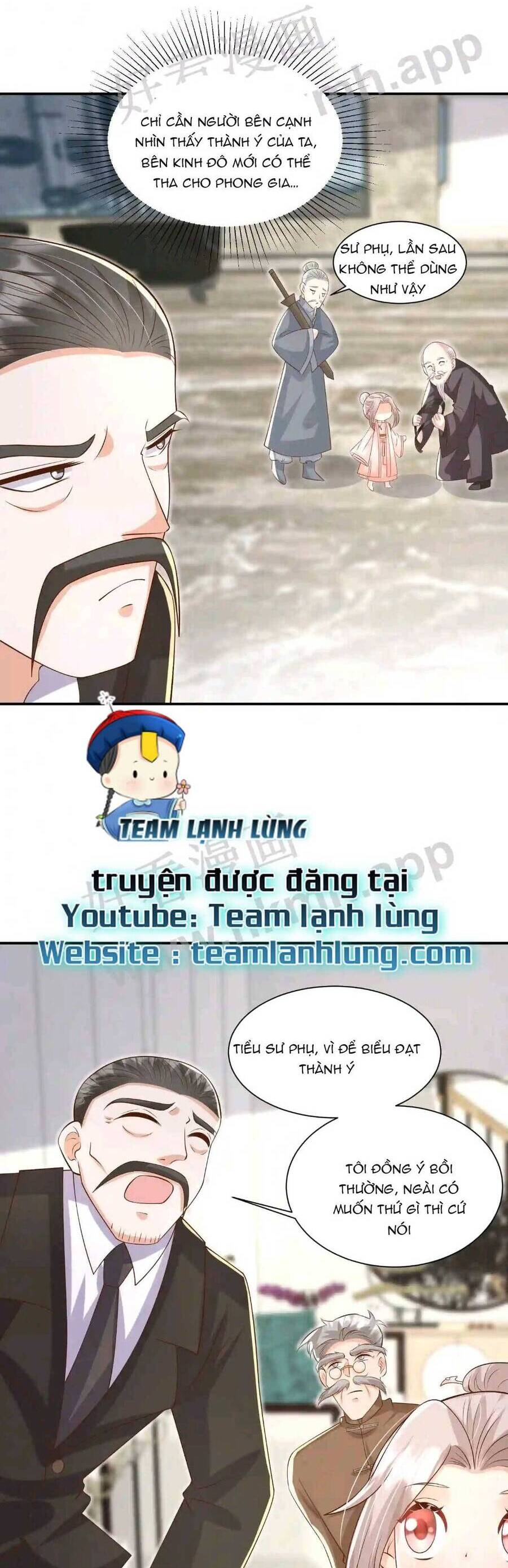 Tiểu manh bảo bốn tuổi theo sư phụ xuống núi