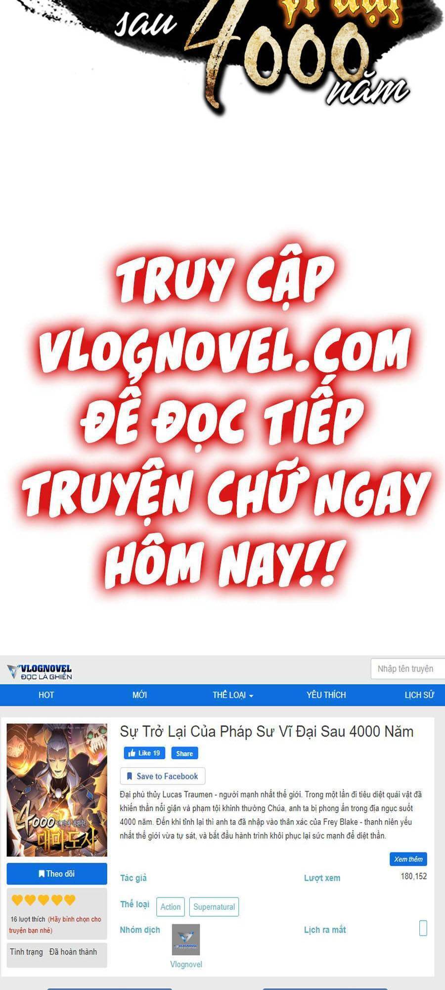 Sự Trở Lại Của Pháp Sư Vĩ Đại Sau 4000 Năm